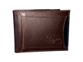 Billetera hombre de cuero natural – Café bifold