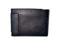 Billetera hombre de cuero natural – Negra bifold